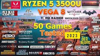 Ryzen 5 3500U Vega 8 Laptop hp14s  Test in 50 Games in 2023