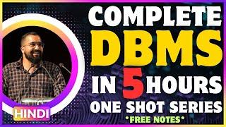 Complete DBMS in One Shot (5 Hours) in Hindi