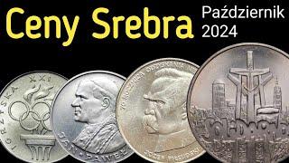 Ceny Srebra Monety PRL-u Solidarność 1990 Październik 2024 #giełda #Solidarnośc Typ A Typ B Typ C