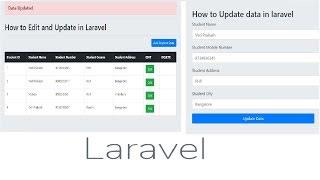 CRUD: How to Update Data in Laravel - Part- 3/4