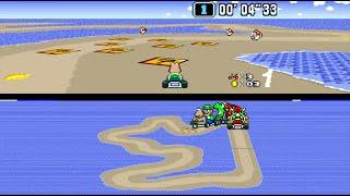 Super Mario Kart Hack: Limited 2 / in HD 16:9 / SNES / bsnes