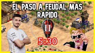 Épico paso a feudal! lo más rápida posible! Hera nos muestra como se hace age of empires 2