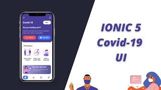 Ionic 5  Covid-19 App UI |  Ionic 5 UI Tutorial for Beginners | Speed Code