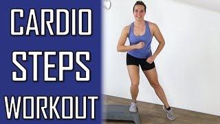 10 Minute Cardio Steps Workout – No Repeating Challenging Beginners Workout Step Workout
