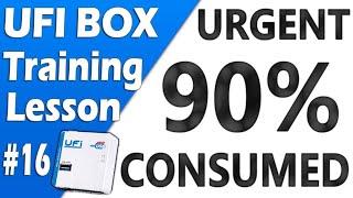 UFI Box Training Lesson 16 | Urgent Consumed 90% of the reserved block |OPPO A7 CPH1901 90% Consumed