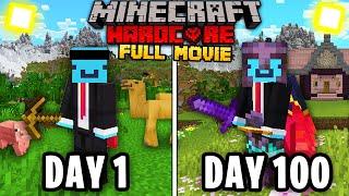 I Survived 100 Days in Minecraft Hardcore... [FULL MOVIE]