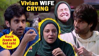 Bigg Boss 18 Today Episode Promo Vivian Wife Nouran Aly Crying #bb18