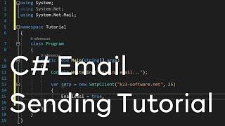 C# - Email Sending Tutorial