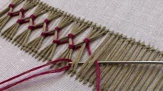 super splendid hand embroidery design|how to start hand embroidery design|#handembroidery