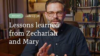 Reflection: Zechariah's silence and Mary's humility (Luke 1:5-38)