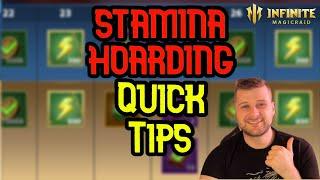 Quick Tips On Stamina Storage + Multi Battle Stamina - Infinite Magicraid