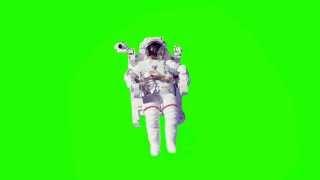 Astronaut Green Screen Animation