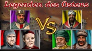 Richard und der Inquisitor auf Kreuzzug! | Legenden des Ostens | Stronghold Crusader - KI Kämpfe