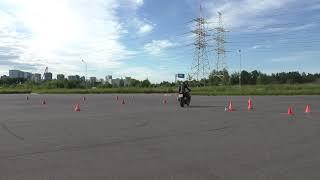 Gymkhana GP 2021 Stage 1 Konstantin Vlasov Kawasaki Z1000 Heat 1