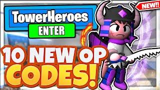 TOWER HEROES CODES *FREE COINS* ALL 10 NEW SECRET OP ROBLOX TOWER HEROES CODES!