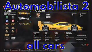 Automobilista 2 all cars December 2023 AMS2 car list