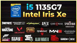 i5 1135G7 | Intel Iris Xe Graphics | 14 Games Tested in 2024