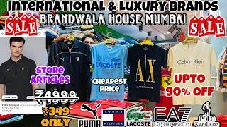 International & Luxury Brands  | Upto 90% Off | Poloneck,Tshirts | Branded Clothes in Mumbai