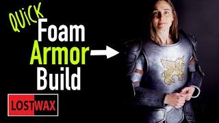 DIY Knight Armor Costume from Foam and Hot Glue!