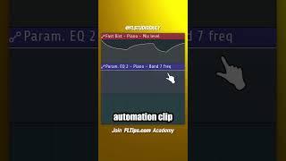 Copy & Paste Between Automation Clips  | FL Studio Tutorial #shorts