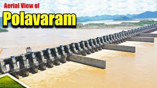 Aerial View of the Polavaram Project | Megha Engineering