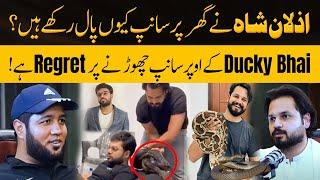 Ducky Bhai Snake Prank by Azlan Shah | Hafiz Ahmed Podcast