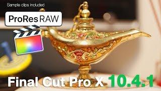 Final Cut Pro X 10.4.1 & Apple ProRes RAW. Sample Clips.