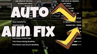 How to FIX / TURN on auto aim assist on GTA 5 Online - 2022