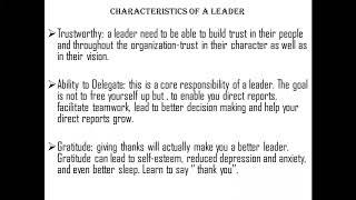 Leadership Definition