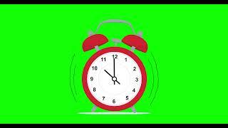 ADOBE AFTER EFFECTS: Alarm Clock Animation Green Screen video