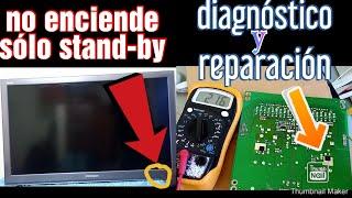 TV LED PRECISION no enciende // diagnóstico y reparación 