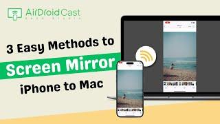 How to Mirror iPhone to Mac/MacBook in 2024 (Wireless & USB)