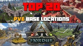 ARK: Fjordur | TOP 20 BEST PVE Base Locations!