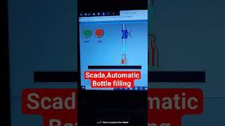 Scada, Automatic Bottle Filling/Scada software se automatic bottle filling process #youtube #shorts