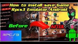 How to Add save Game Rpcs3 Emulator Android