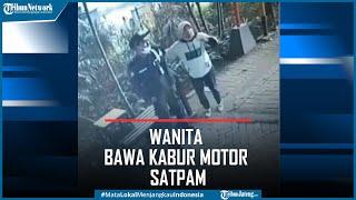 Kronologi Wanita Bawa Kabur Motor Satpam di Tangerang