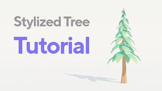 Blender Beginner Tutorial - Create Stylized Tree