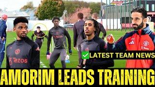 BREAKING Ruben AMORIM Lead Training At Carrington Day 2 || MAN UNITED TRAINING NEWS #manunitednews