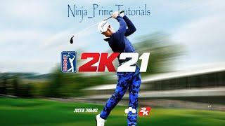 PGATOUR2K21 - CREATING MY FIRST COURSE #5- Water, fairways and greens