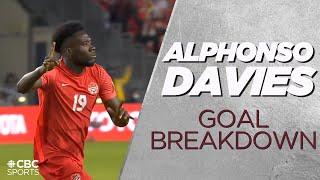 Breaking Down Alphonso Davies' spectacular goal against Panama | World Cup Qualifier