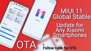 MIUI 11 Global Stable OTA update available for you | How to Get MIUI 11 Stable Build in Any Device