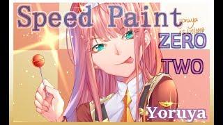 【Speedpaint】FanArt Zero Two｜Darling in the FranXX｜