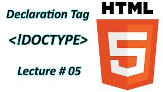 Doctype Tag in html-5