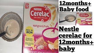 Nestle cerelac multigrain &fruits 12+months!Nestle cerelac for 1year baby!Nestle cerelac full Review