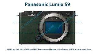 First leaked image of the new Panasonic Lumix S9 compact FF camera...smaller than the FujiFilmX100V!