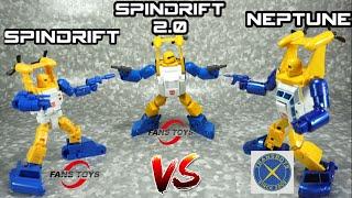 Comparison: FansToys Spindrift VS FansToys Spindrift 2.0 VS X-Transbots Neptune (Seaspray)