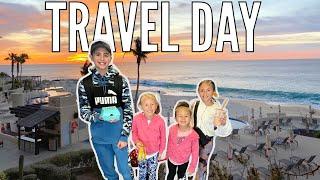 Packing and Traveling with 4 Kids ️ | Our Travel Day to Los Cabos Mexico!