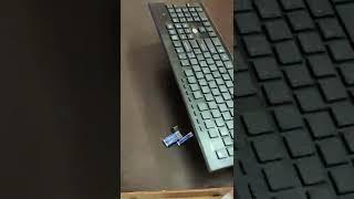 HP WIRELESS KEYBOARD & MOUSE COMBO QUICK UNBOXING #hp #video #viral #shorts #shortvideo