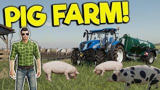 Bad Farmers Buy & Build A PIG FARM In Multiplayer! - Farming Simulator Multiplayer 19 Gameplay