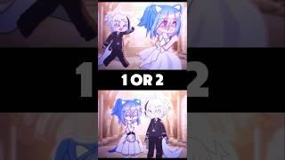 Forced to marry 1 or 2? #gacha #gachaclub #gachameme #gachalife #shorts